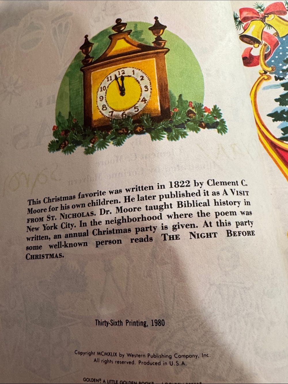 Little : The Night Before Christmas - Santa Red Holiday Classic - Picture 4 of 5